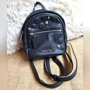 Calvin Klein mini backpack purse cute circle details